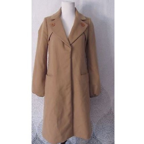 BCBG Jackets & Blazers - BCBG Generation Tan Long Trench Coat Jacket